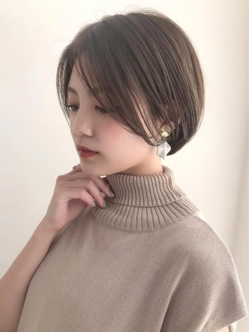 ショート 髪質改善 似合わせカット ショートヘア 縮毛矯正 トリートメント カット ヘアカラー トリートメント 艶髪ショートの匠✂️ 錦糸町佐藤店長のヘアスタイル