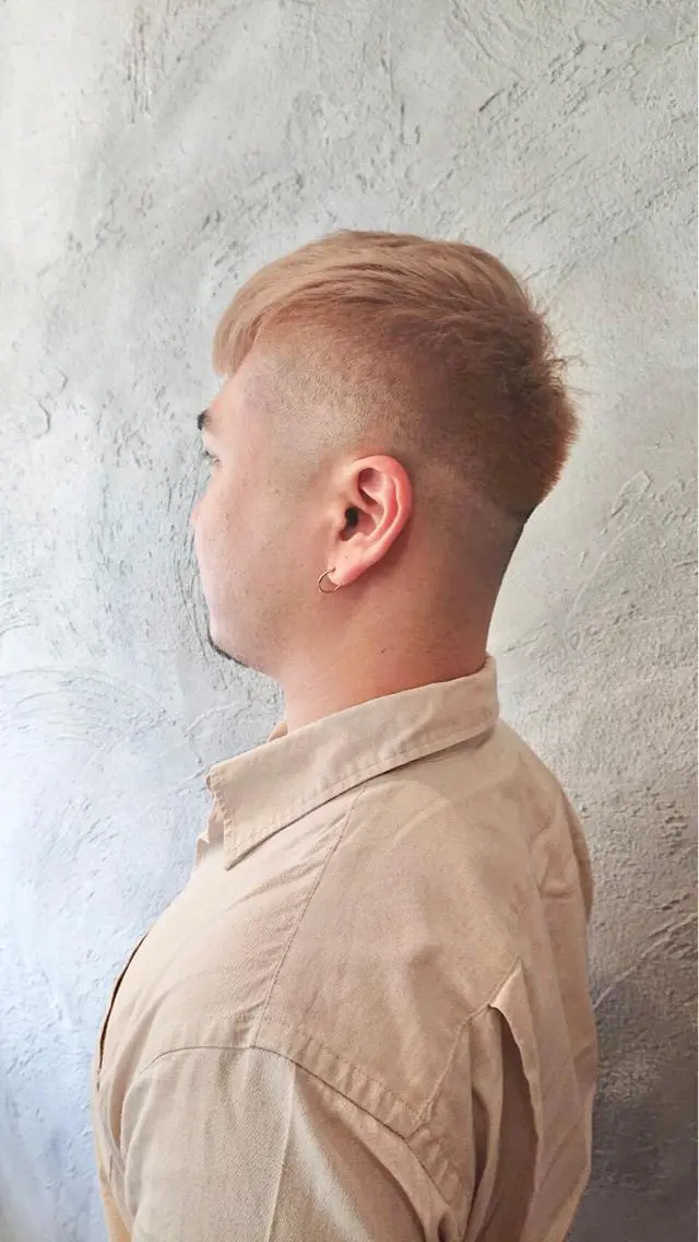 メンズ フェードカット スキンフェード 💇🏼ショートヘア お任せ💁🏻‍♂️のヘアスタイル