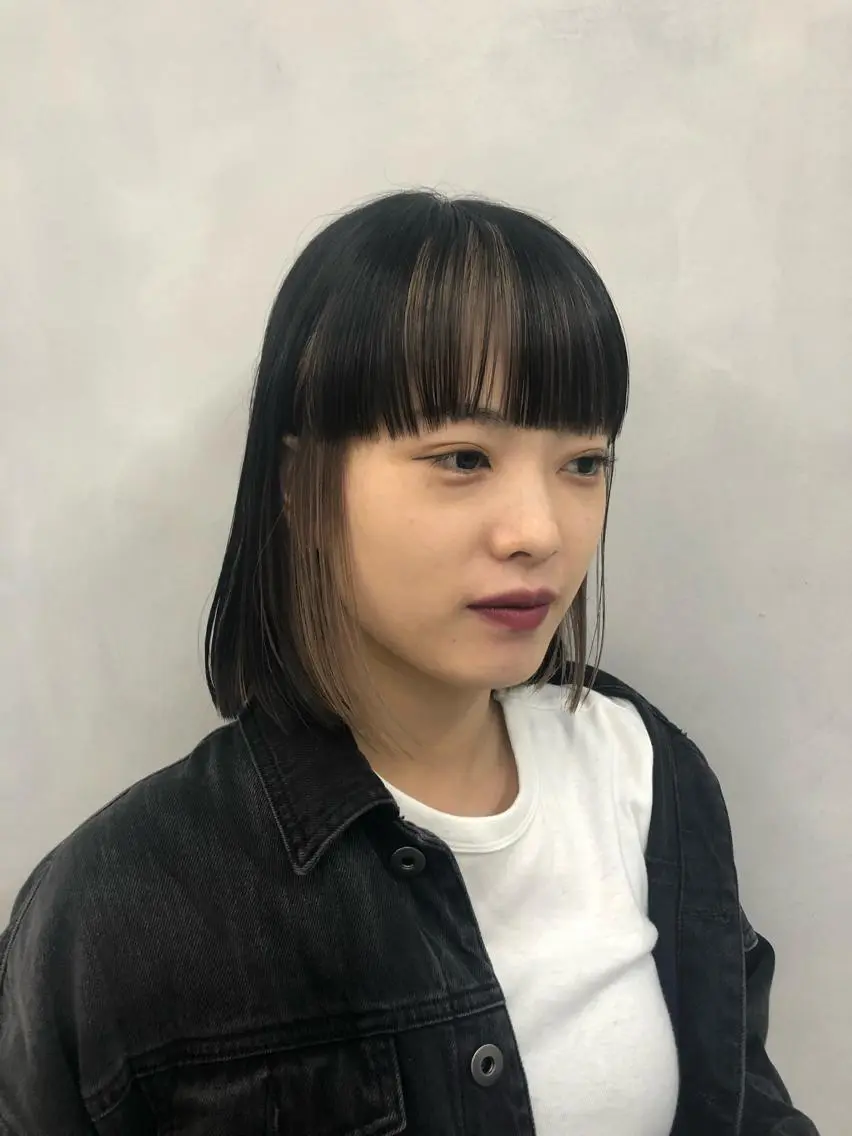 ミディアム ヘアカラー トリートメント ❤︎︎韓国ヘア❤︎︎ 𝑺𝒉𝒊𝒉𝒐のヘアスタイル