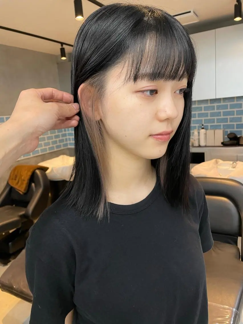 ミディアム カラー 👑ボブはお任せ ミヤノ👑のヘアスタイル