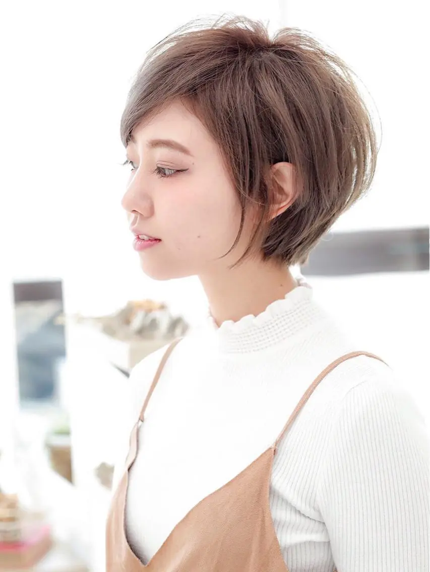 ショート カラー パーマ ヘアアレンジ メンズ キッズ ネイル マツエク・マツパ ショートヘア ショートネイル 永野 良一のヘアスタイル