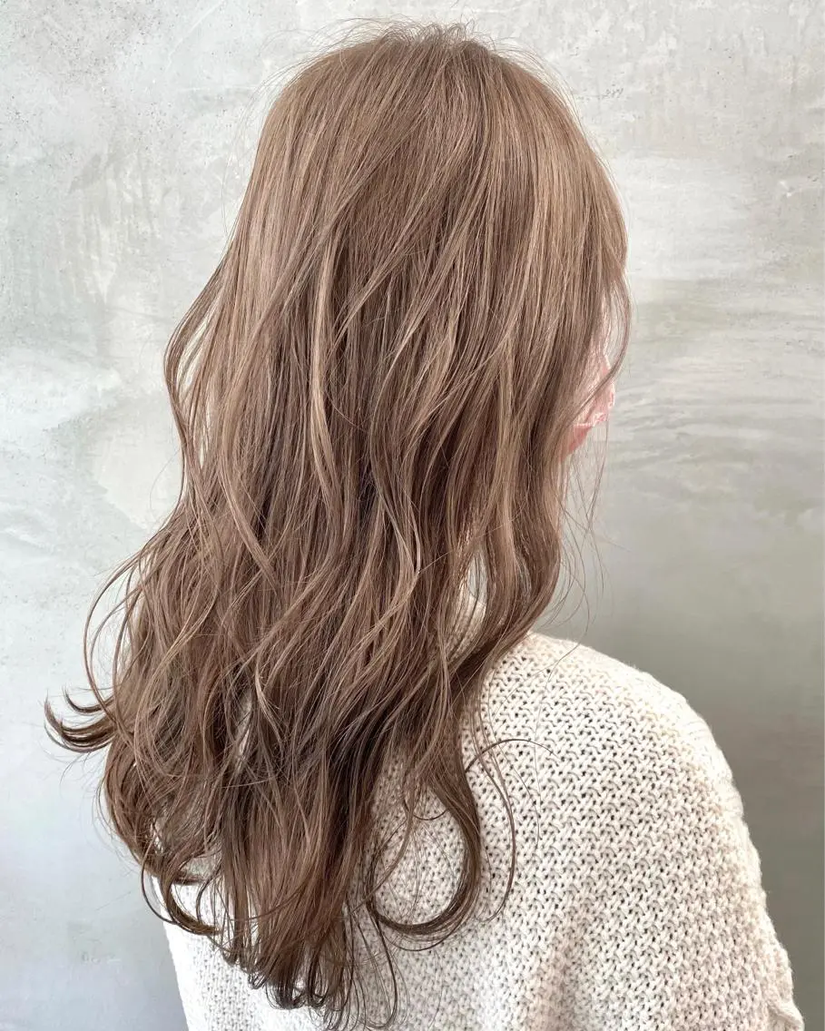 ロング カラー カット ヘアカラー トリートメント 🫧透明感カラー🫧 OIKAWAのヘアスタイル