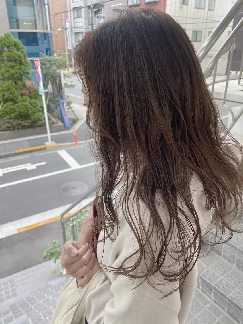 ミディアム カラー ベージュカラー カット ヘアカラー ralme/sol 髙橋一哉のヘアスタイル