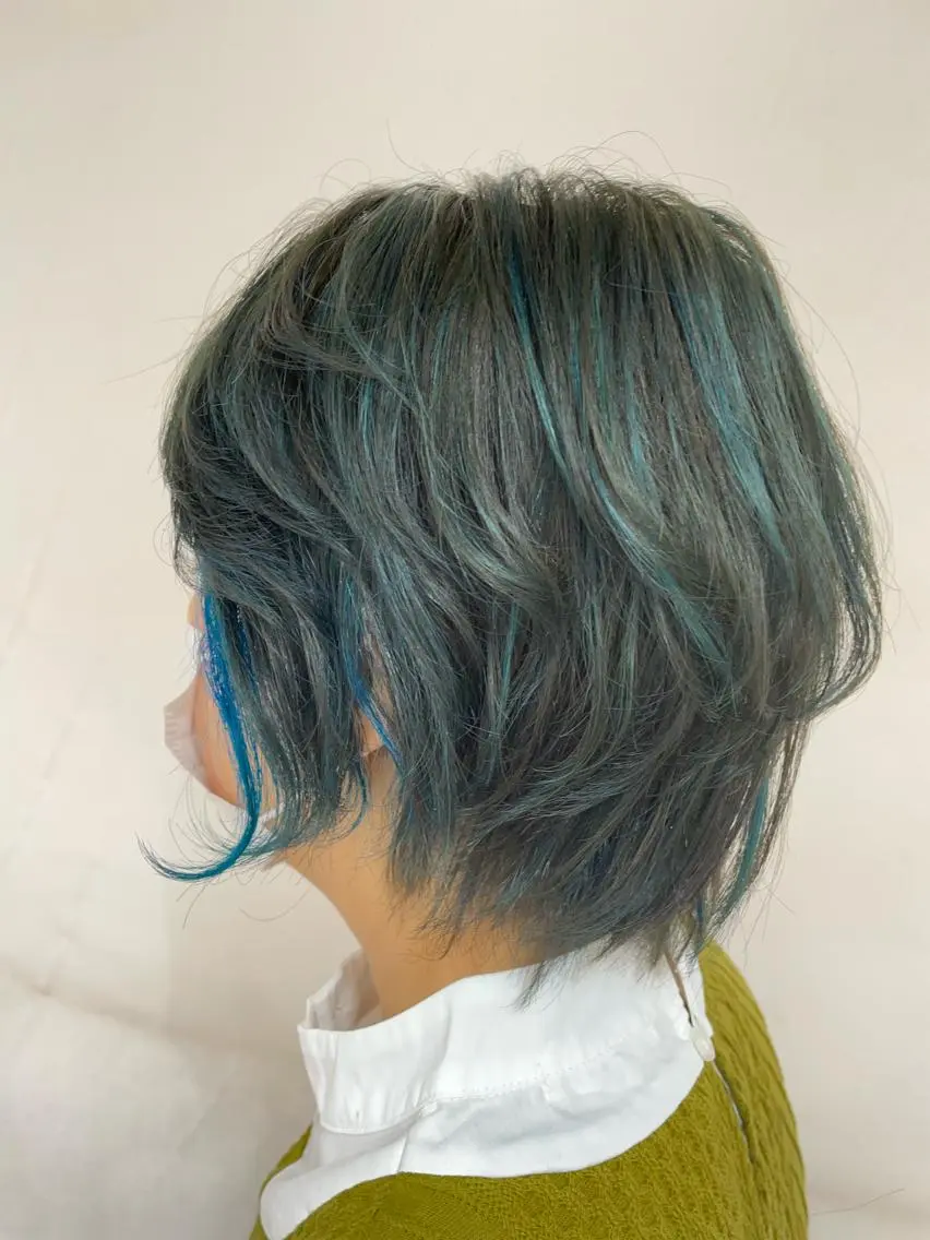 ショート カット ヘアカラー トリートメント 村上 祐香のヘアスタイル