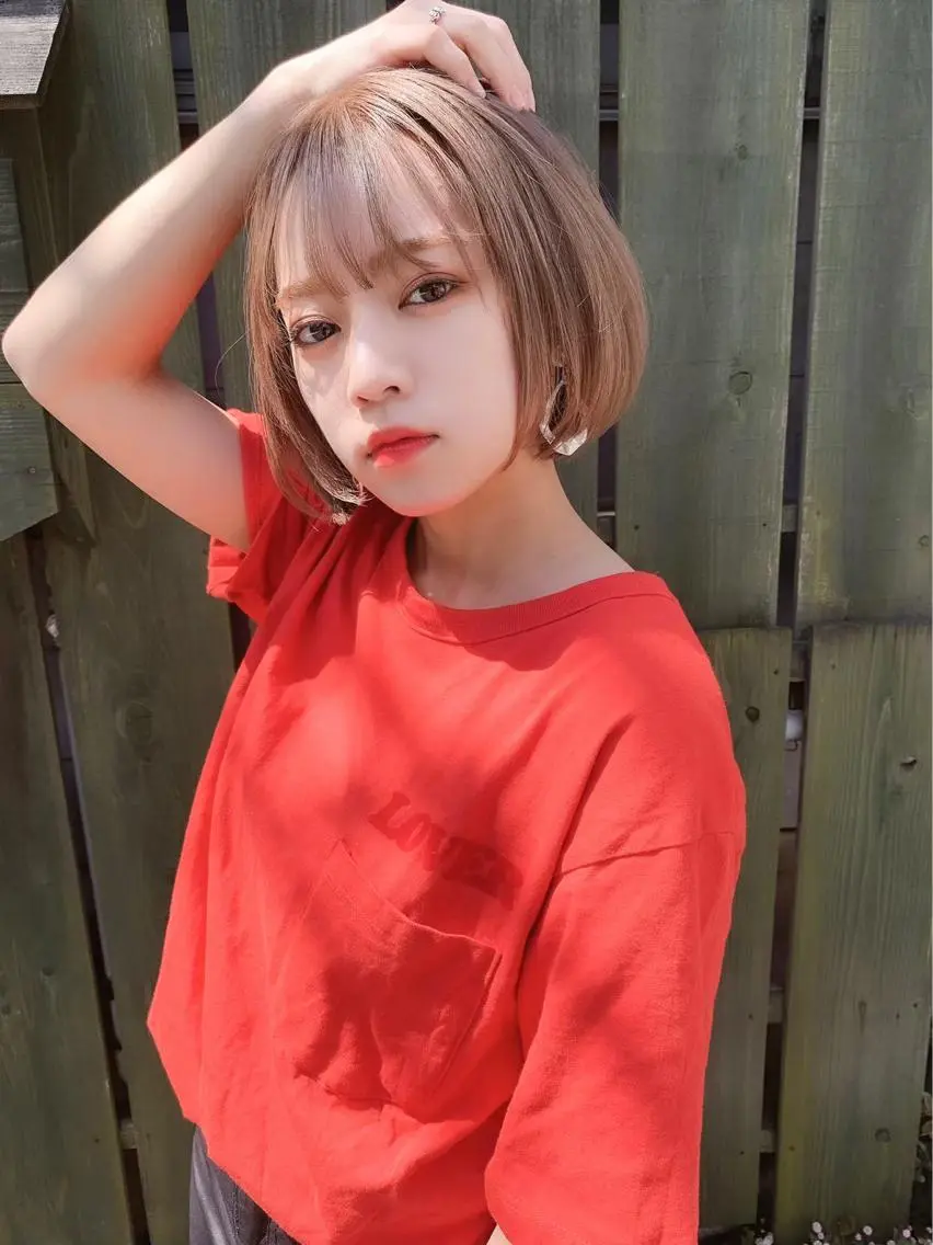 カラー カット ヘアカラー 大人っぽ♡上品な暖色 ♡ブリーチなし♡のヘアスタイル