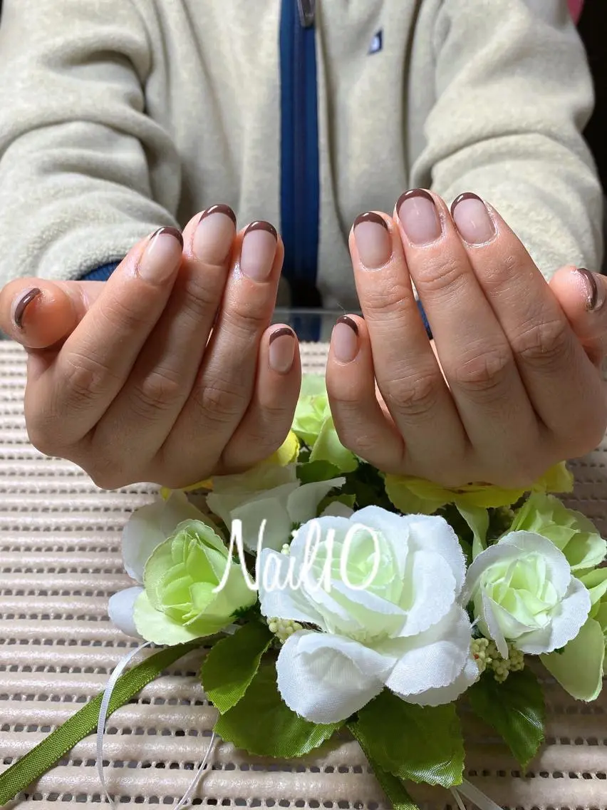 ネイル 長さ出し フレンチネイル ハンドネイル Nail10 Kakoのネイルデザイン