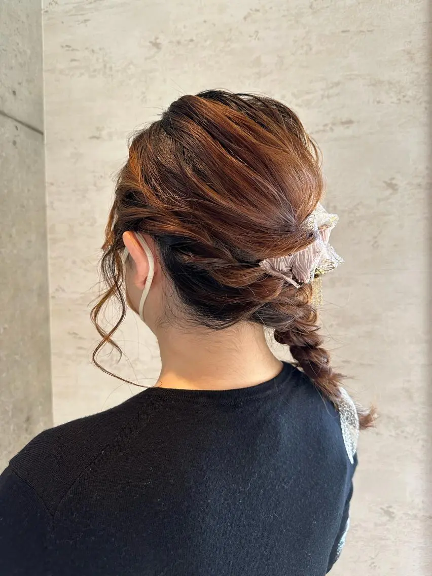 ロング ヘアアレンジ 🎀ヘアセット/艶髪 /はやしほのか🎀のヘアスタイル