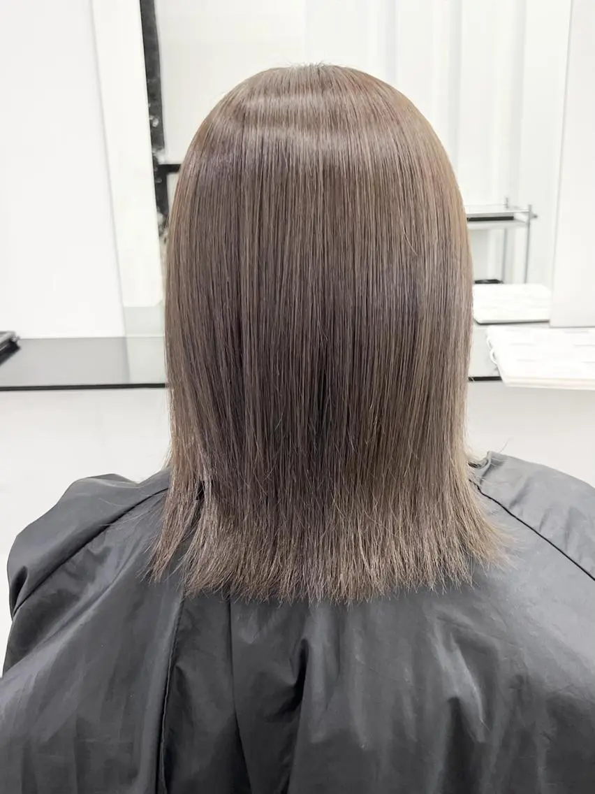 ミディアム カット ヘアカラー トリートメント ダブルカラー/ -KOKO-本八幡のヘアスタイル