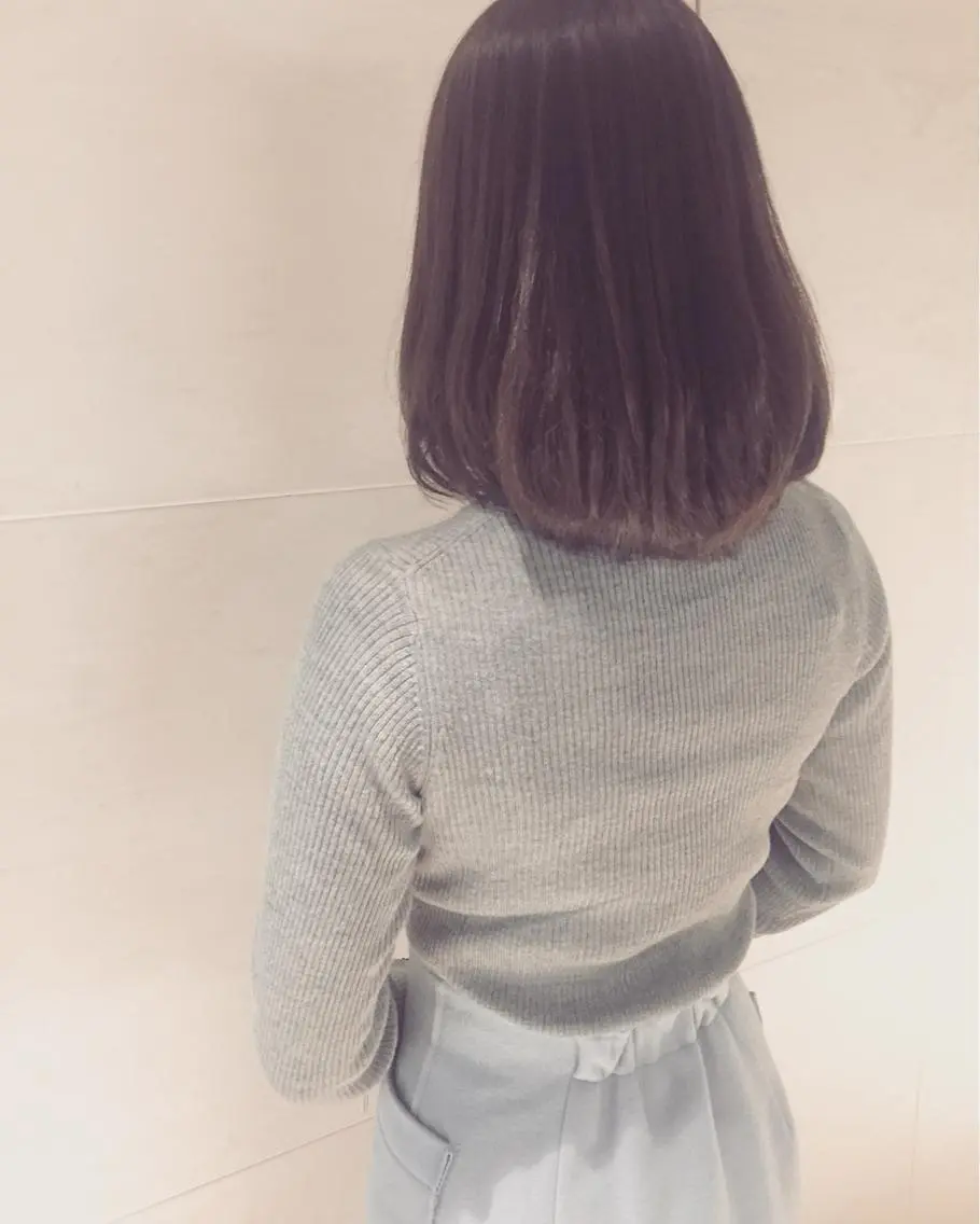 セミロング カット ヘアカラー トリートメント 🌈ウルトワ水素 髪質改善naru🌈のヘアスタイル