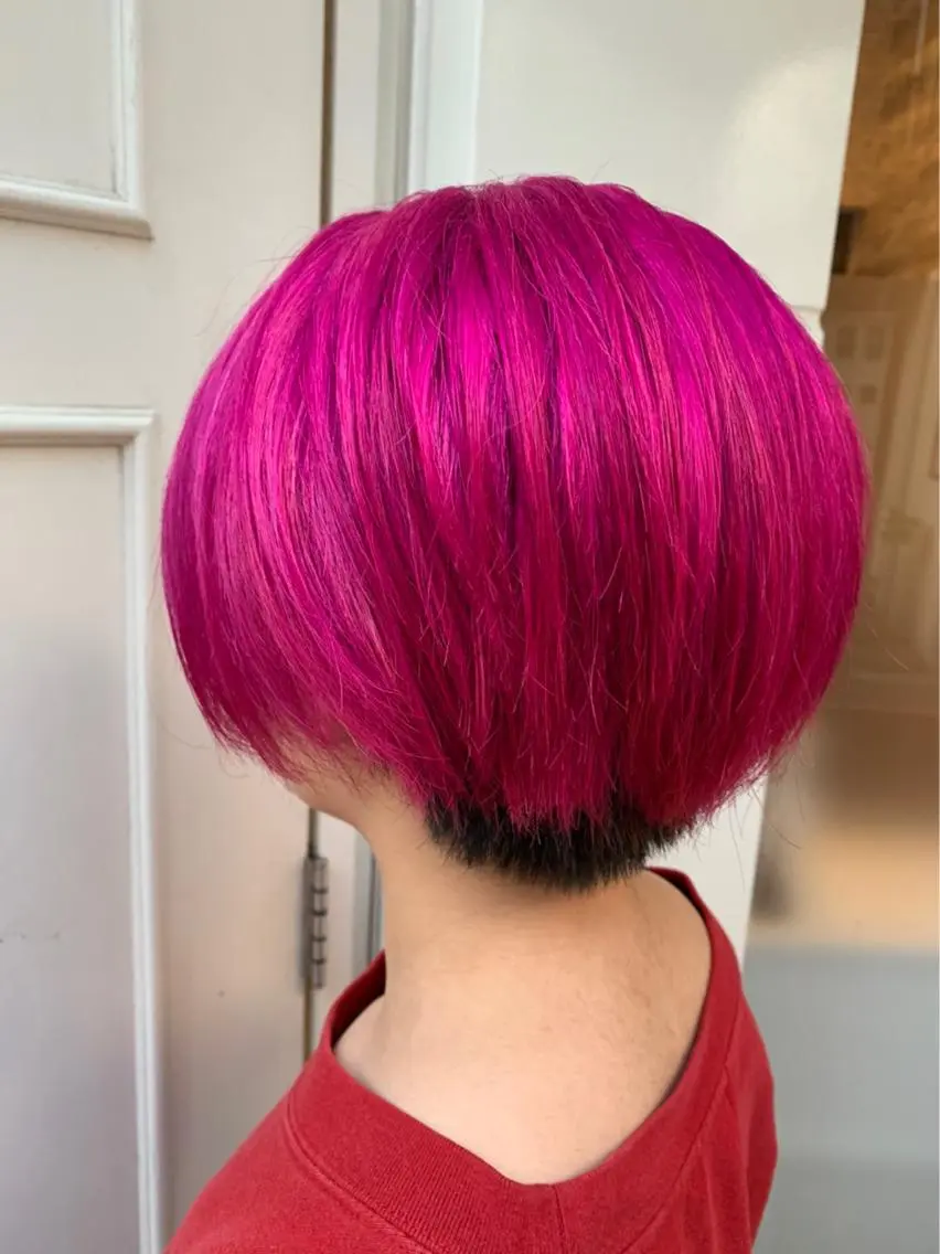 ショート カラー ピンクカラー 🫟Blanco🫟 Color&Careのヘアスタイル