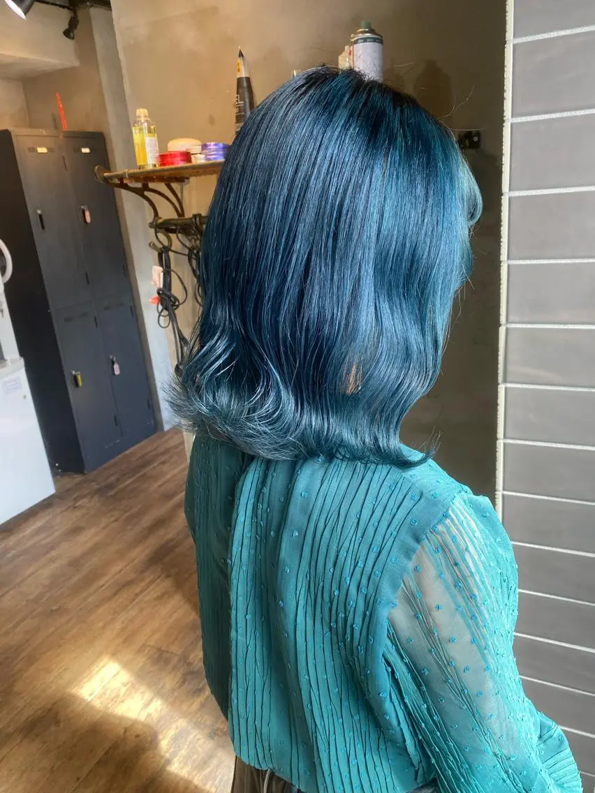 ロング カラー カット ヘアカラー トリートメント yoriダブルカラー 代表すがわらのヘアスタイル
