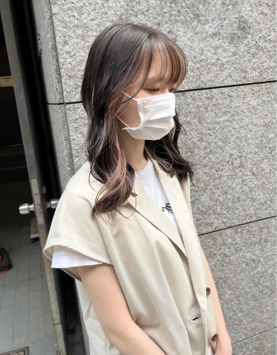 カラー ヘアカラー 河原 楓樹のヘアスタイル