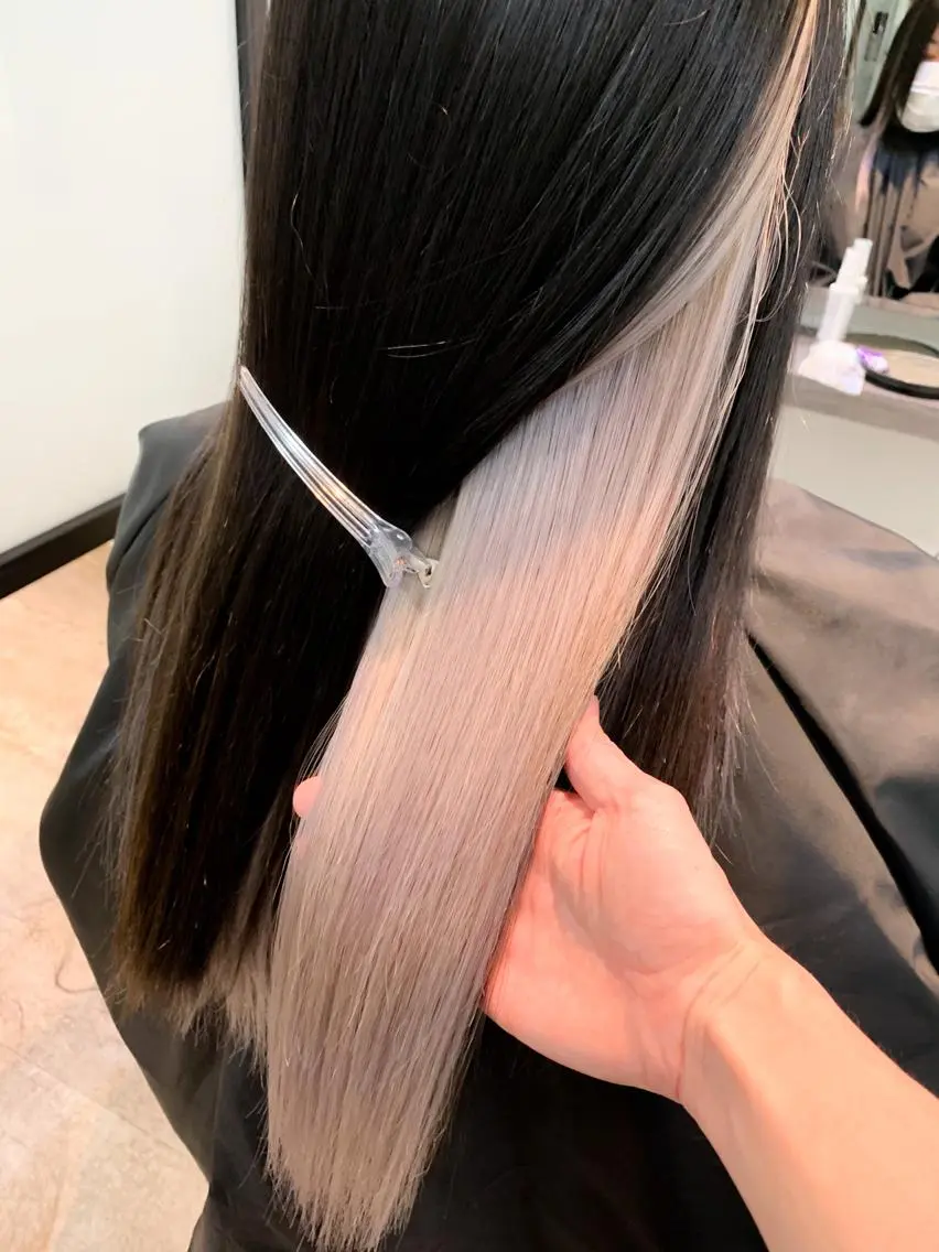 ロング カット ヘアカラー トリートメント 🍀ケアブリーチ カラー🍀坂井のヘアスタイル