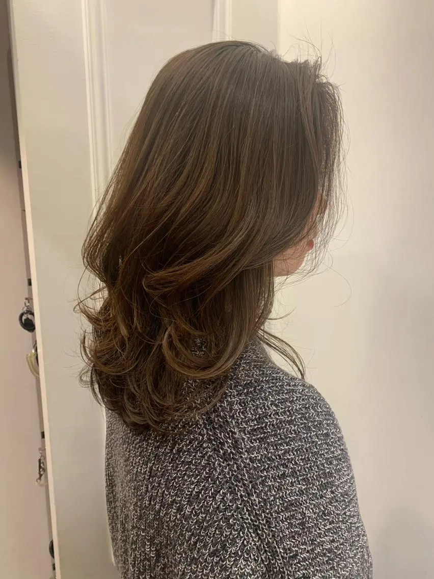 ロング apish パーマ/夏琳🌻のヘアスタイル