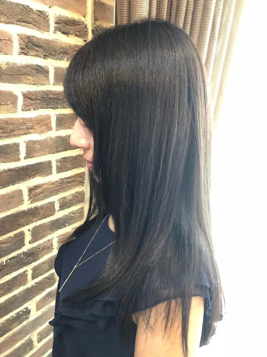 ロング カラー ベージュカラー フォギーベージュ イルミナカラー 外国人風カラー 高橋 隆一のヘアスタイル