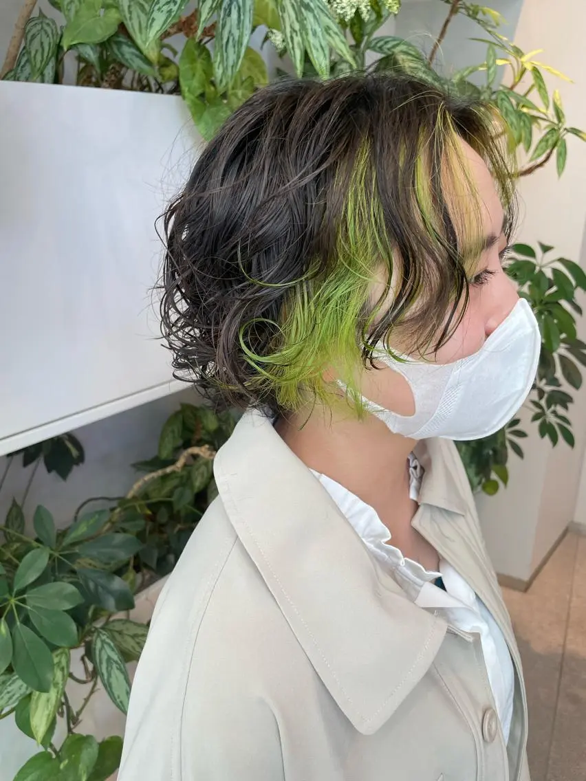 ショート ヘアカラー 東北No.1完全個室 💐梶谷社長のヘアスタイル