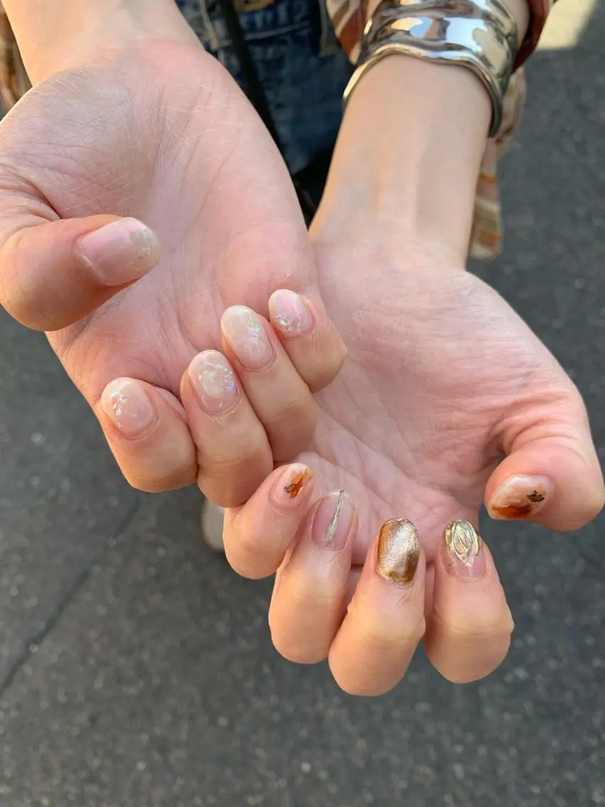 ネイル アートネイル クリアネイル マットネイル ミラーネイル ニュアンスネイル . unffのネイルデザイン
