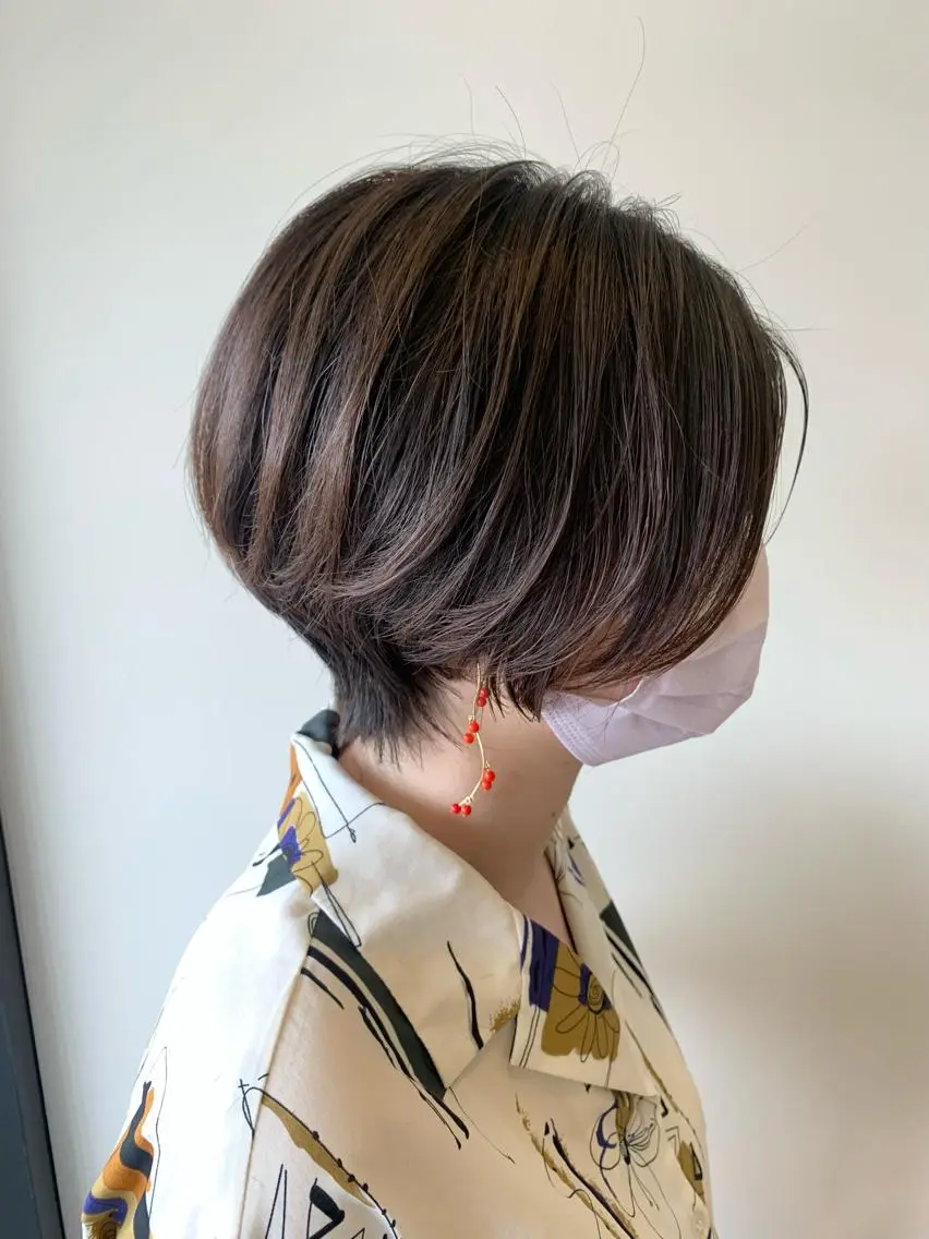 ショート ハンサムショート ショートヘア カット ヘアカラー トリートメント ショート NAOKIのヘアスタイル