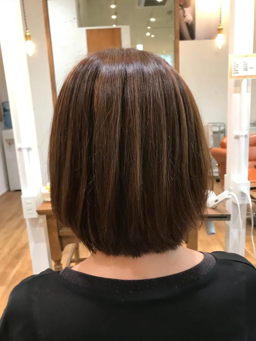 ミディアム カラー 鮫島 徹のヘアスタイル