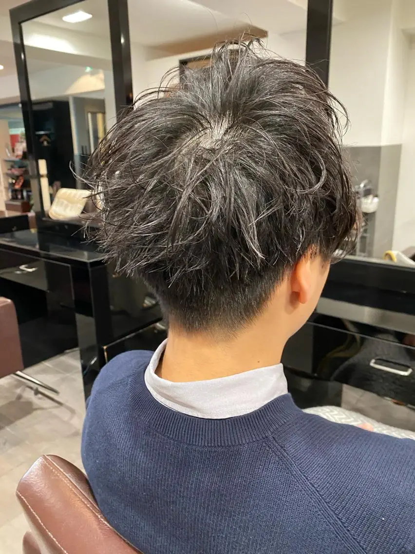メンズ カット パーマ ⭕️メンズパーマ⭕️ 山口 裕太郎のヘアスタイル