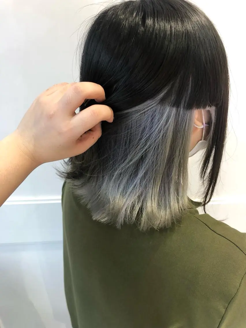 セミロング ヘアカラー 中島 沙也加のヘアスタイル