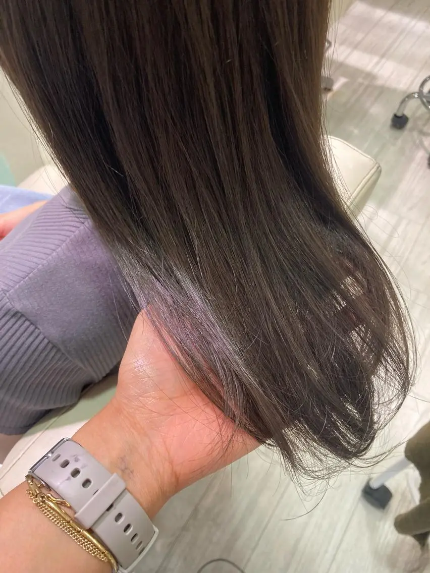 ロング トリートメント トリートメント 坂口 愛のヘアスタイル