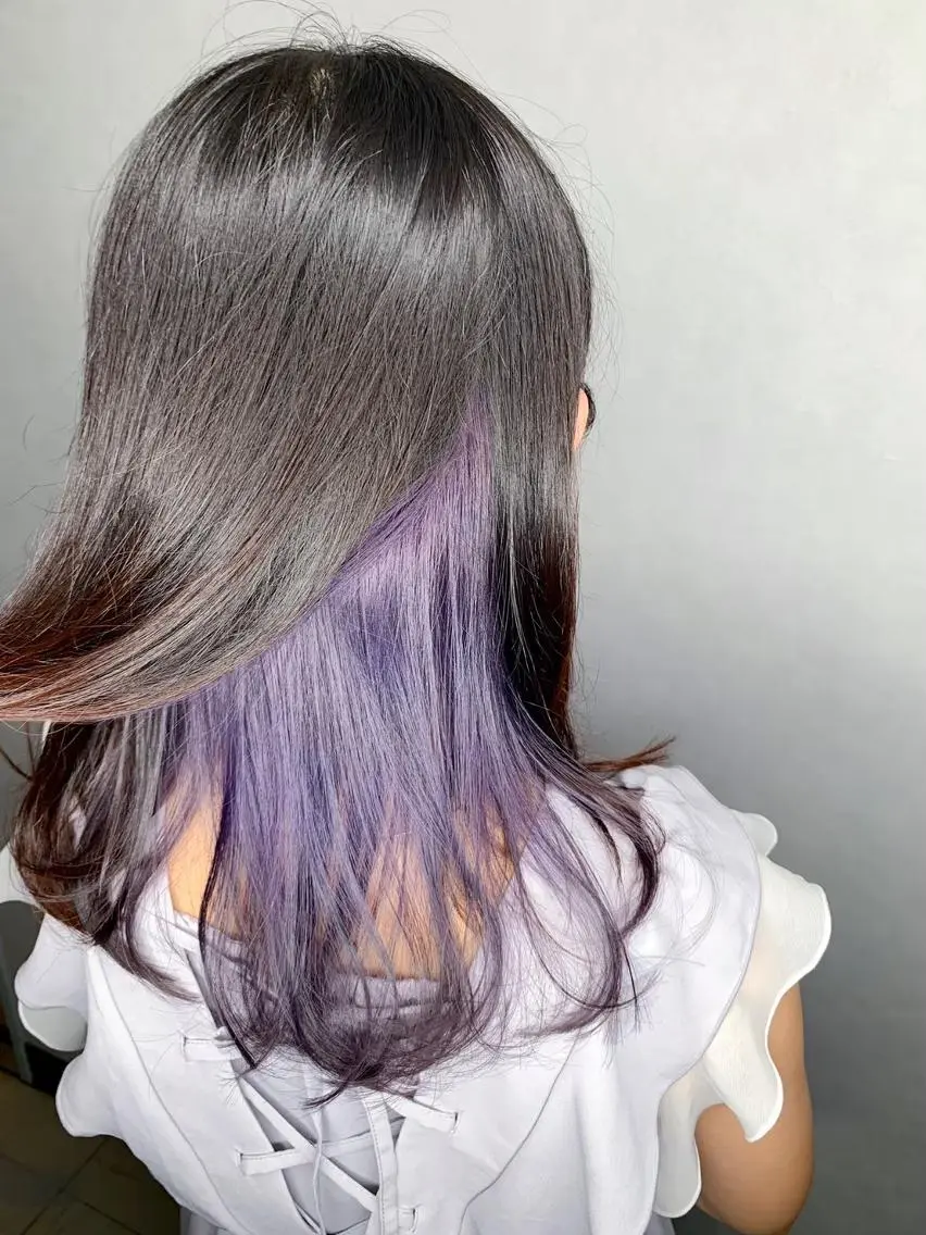 セミロング カラー パーマ ヘアアレンジ メンズ キッズ ネイル マツエク・マツパ 学生（メンズ向け） 学生 ヘアカラー 新宿駅近♡友達とOK 🦋W -ワット -のヘアスタイル