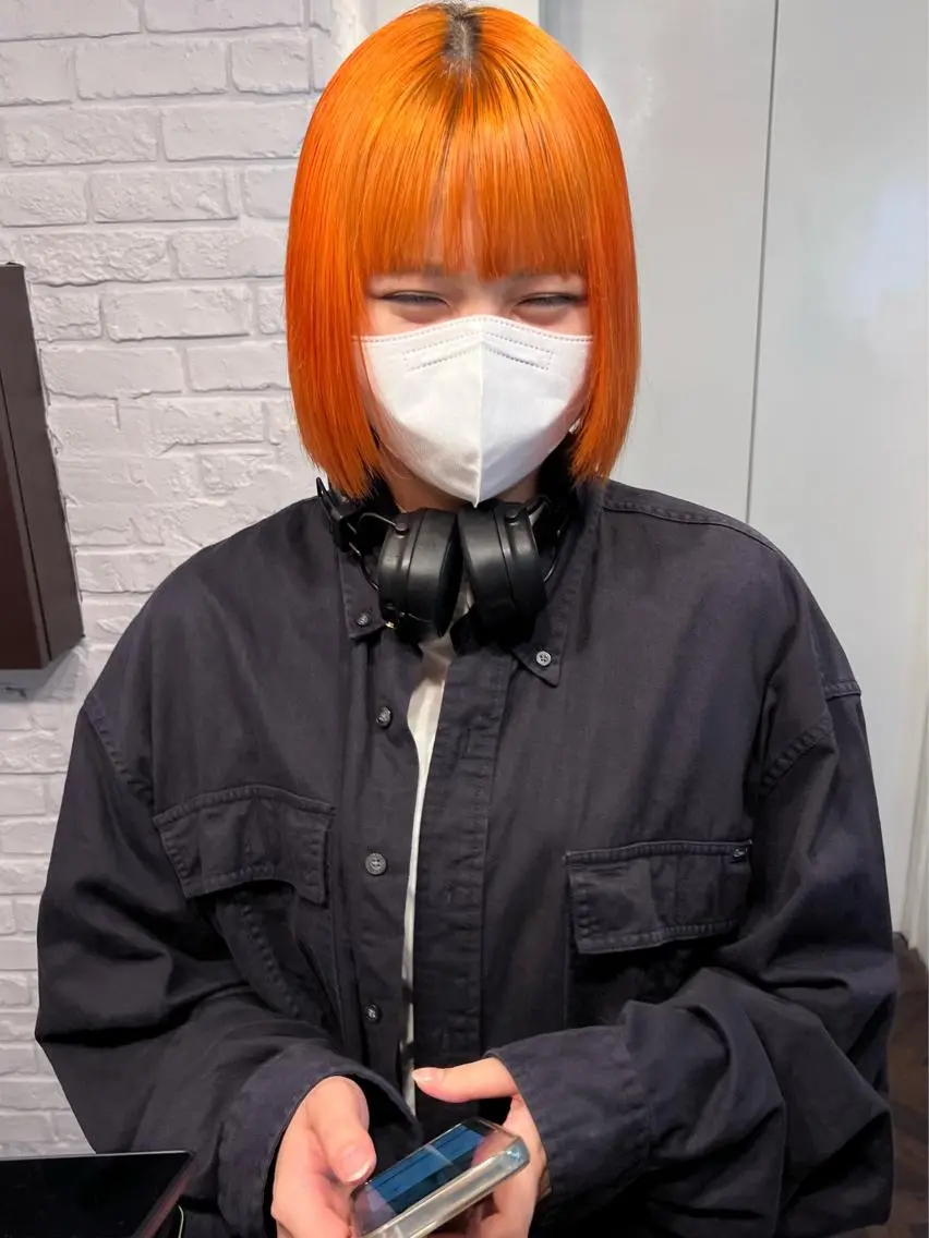 ショート カラー ベージュカラー ブリーチ ケアブリーチ ハイトーンカラー インナーカラー 🧡色落ちまで2度 楽しめる🧡ヨシキのヘアスタイル
