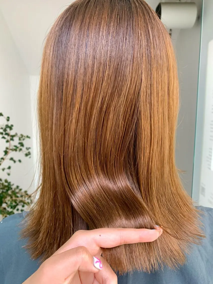 ミディアム パーマ ミディアムパーマ ストレートパーマ 縮毛矯正 トリートメント Kureha/ネイル トレンドヘアのマツエク・マツパデザイン