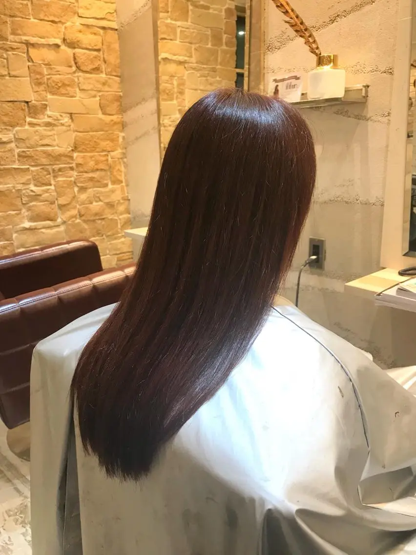 ロング カラー アディクシーカラー 髪質改善・艶髪特化 木村侑平のヘアスタイル