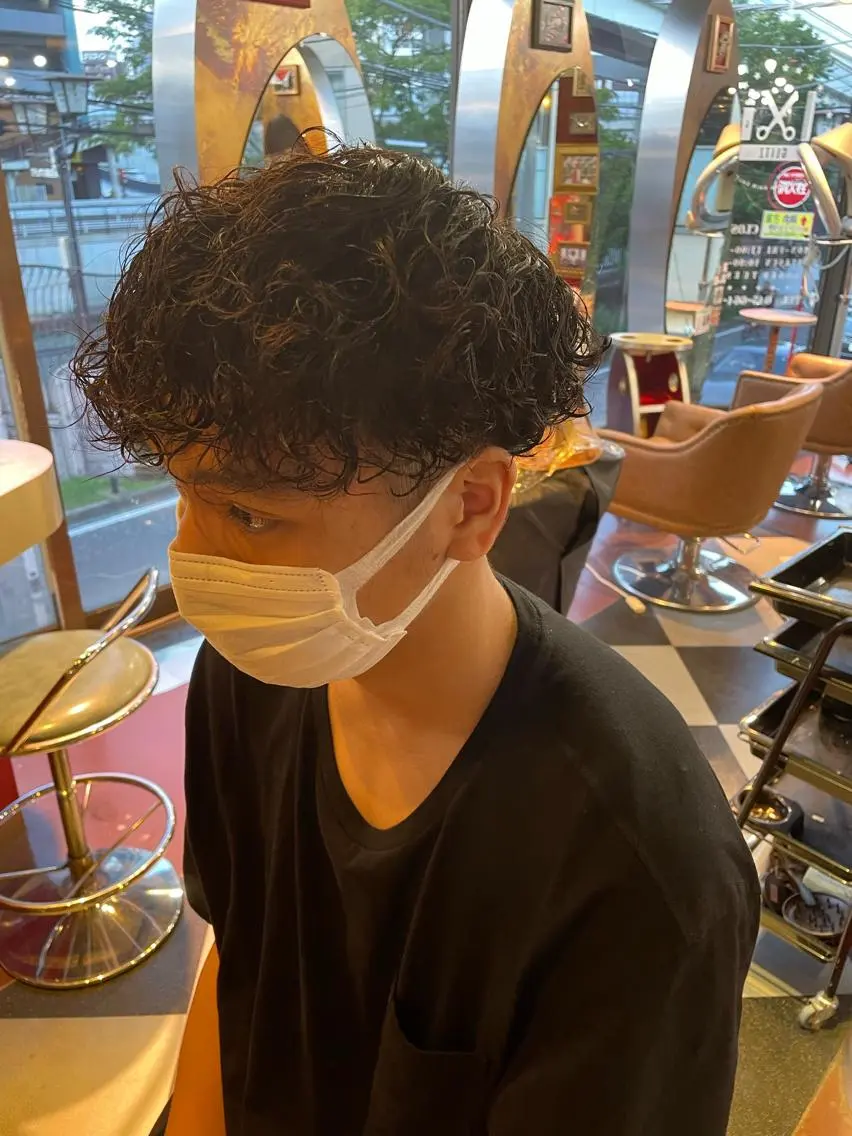 パーマ ツイストスパイラルパーマ スパイラルパーマ 👑派手髪/カット 👑ANRYのヘアスタイル