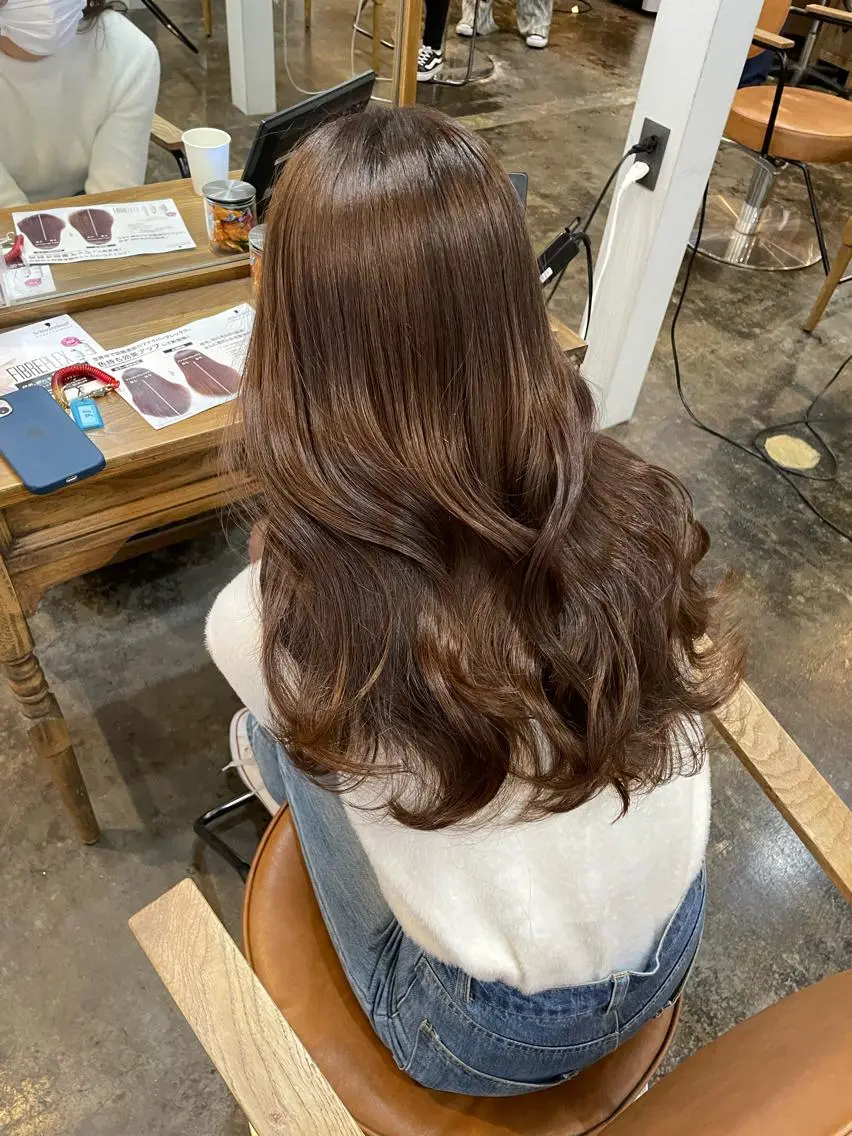 ロング ヘアカラー 髪質改善 【KEIKI】のヘアスタイル