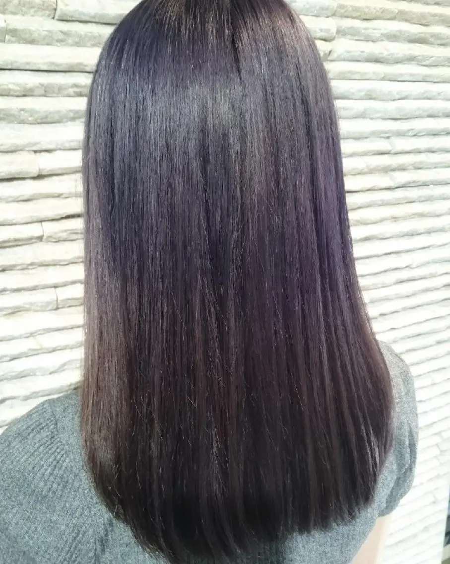 ロング カラー 嶋田 ゆきのヘアスタイル