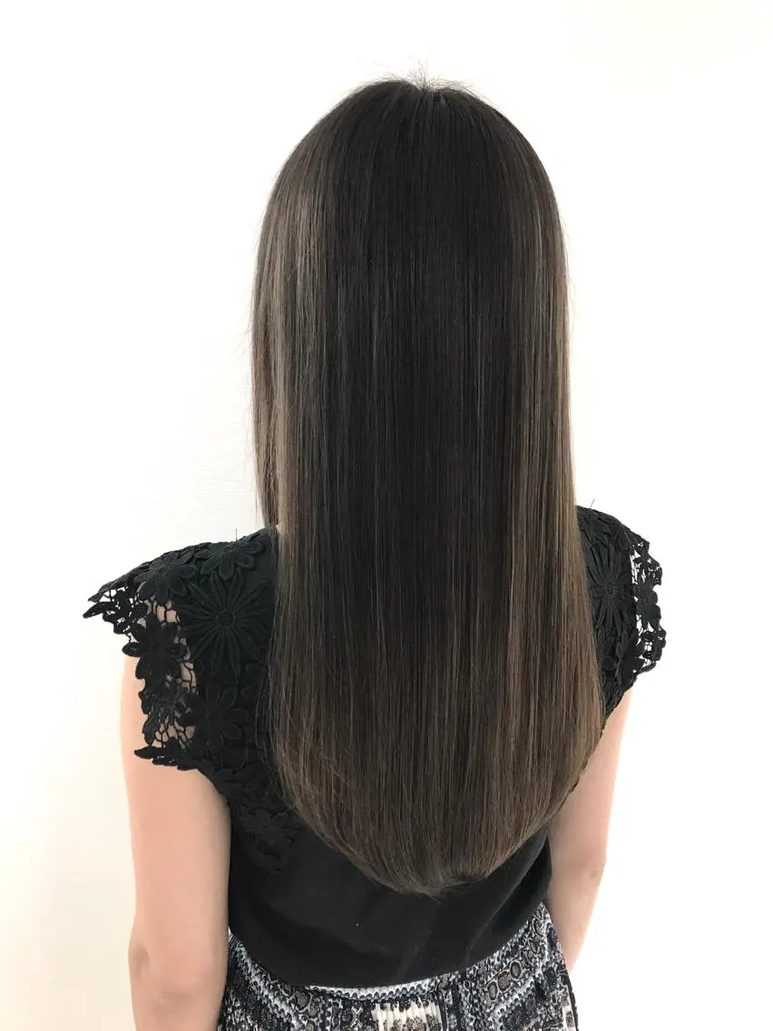 ロング カラー パーマ ヘアアレンジ グラデーションカラー イルミナカラー 髪質改善 トリートメント 🥇髪質改善🥇 polon代表鵜澤のヘアスタイル