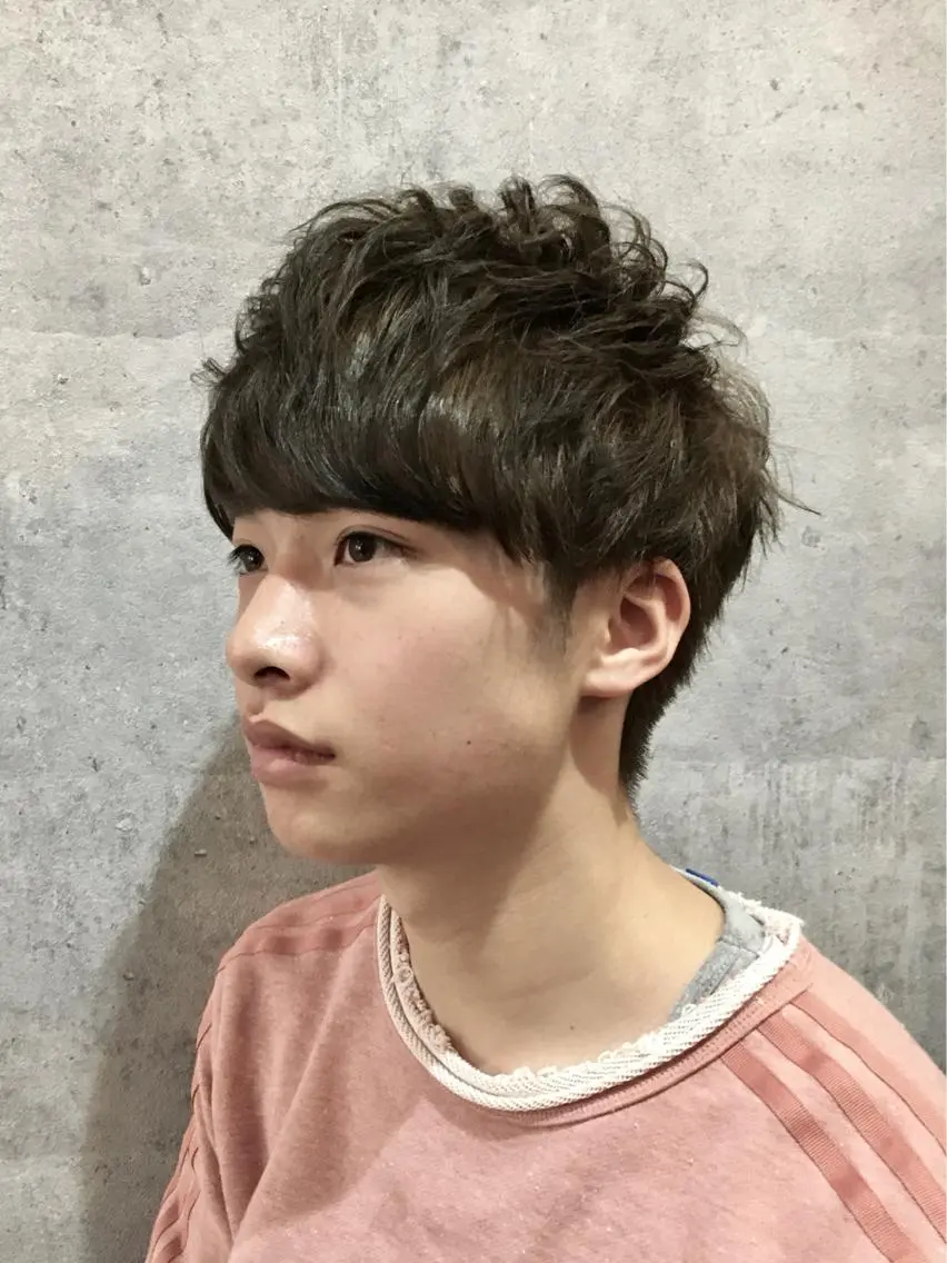 メンズ マッシュ 田中 裕也のヘアスタイル