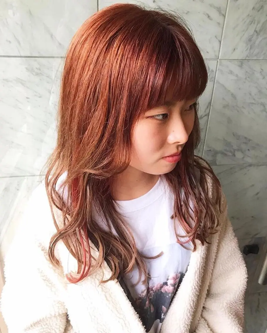 ロング カラー 🧡色落ちまで2度 楽しめる🧡ヨシキのヘアスタイル