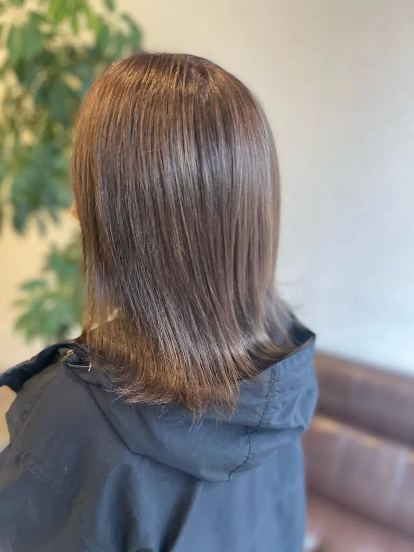ミディアム カラー ヘアカラー YAP！HAIR トコツメアヤノのヘアスタイル