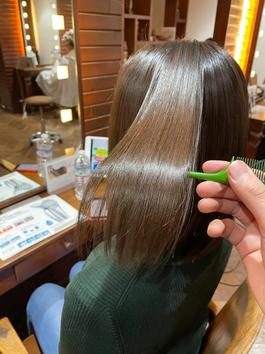 ミディアム トリートメント stylist YUTOのヘアスタイル