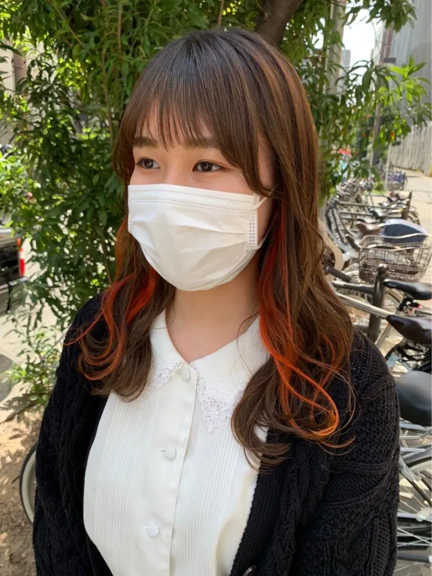セミロング 亀川蓮 Agu hairのヘアスタイル