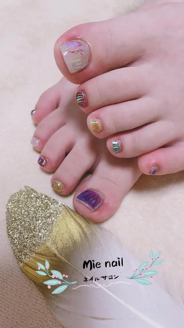 ネイル フットネイル Mie nailのネイルデザイン