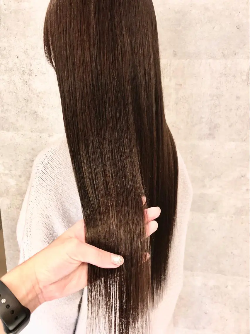 ロング トリートメント 髪質改善で 憧れの潤艶美髪にのヘアスタイル