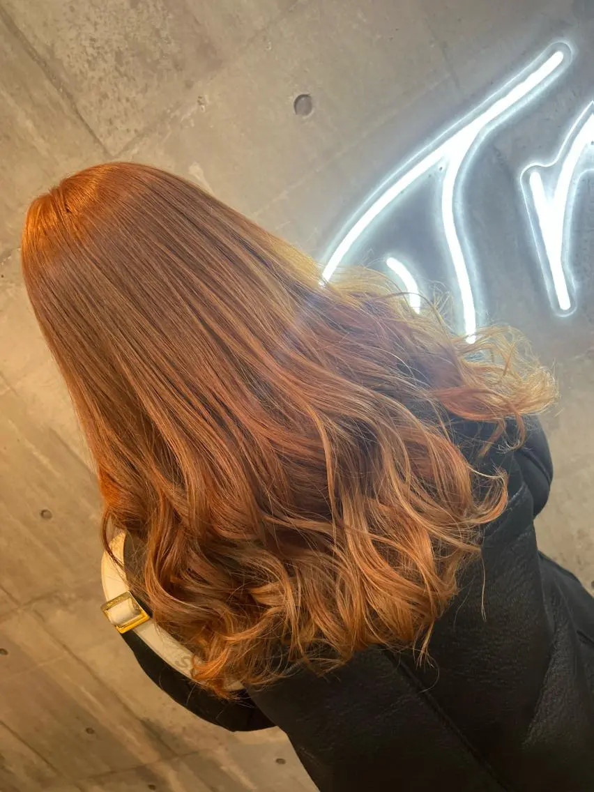 ロング カラー ヘアアレンジ シールエクステ バレイヤージュ ダブルカラー グラデーションカラー ハイライトカラー ミルクティーハイトー ン💖Mikaのヘアスタイル