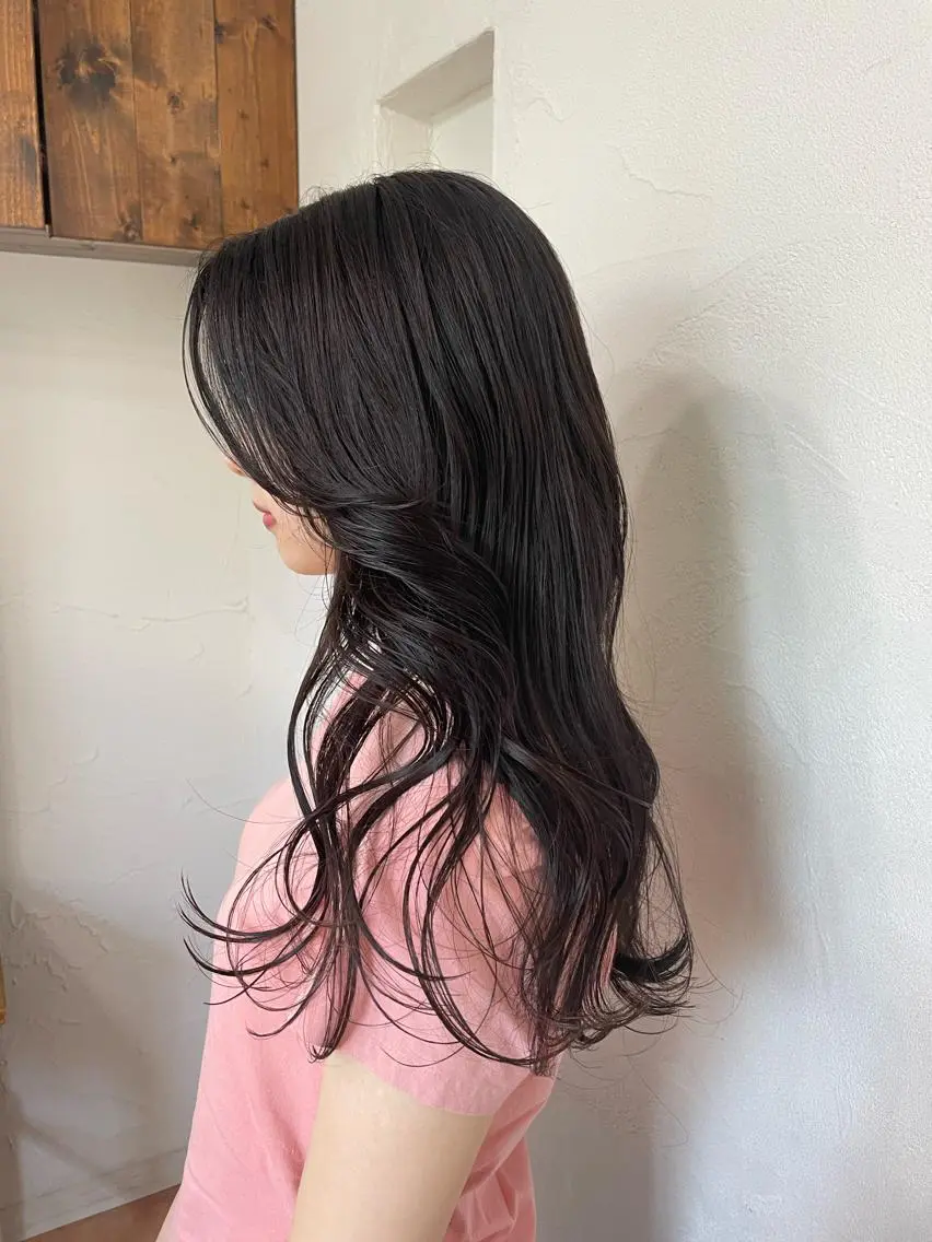 ロング カラー 韓国風ヘア レイヤーカット 🦋透明感 艶カラー Rie🦋のヘアスタイル