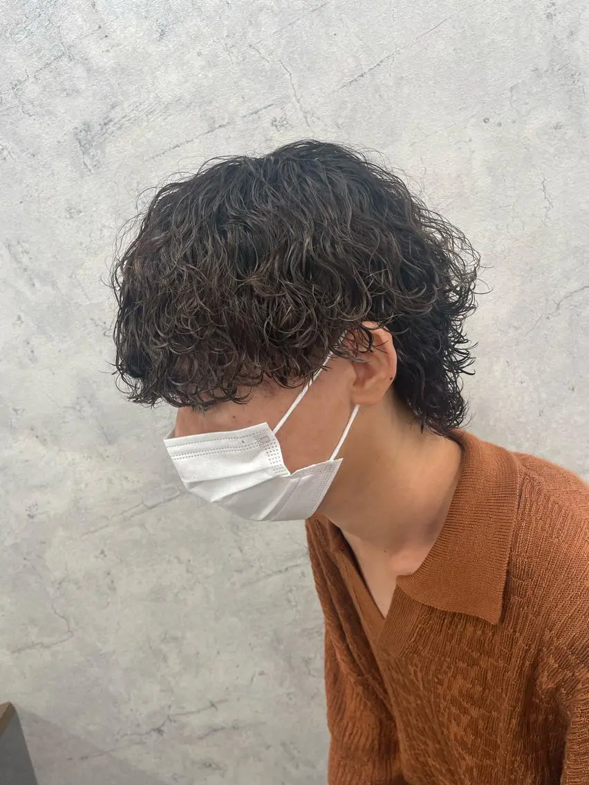 ミディアム パーマ メンズ limit🦄店長 髪質改善KOUHEIのヘアスタイル