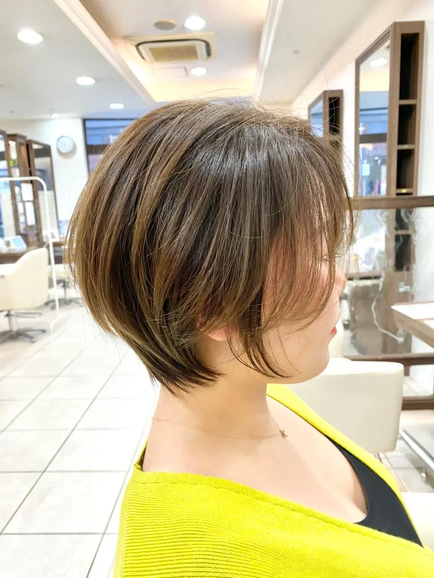 ショート ショートヘア カット トリートメント 《大人気髪質改善》 プログレス国分寺店のヘアスタイル
