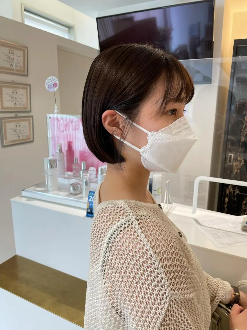 ショート 似合わせカット 迫留由弥のヘアスタイル