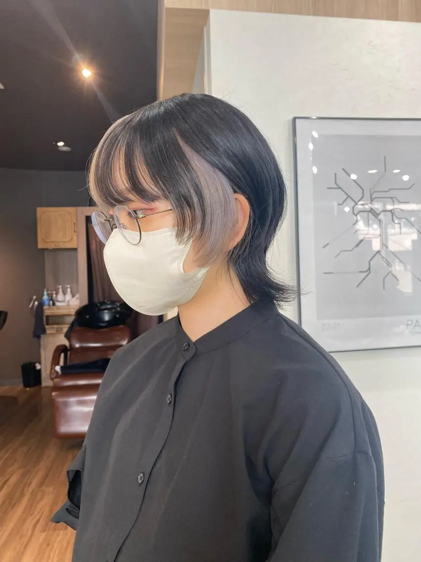 ショート カラー ヘアアレンジ ヘアカラー 小顔カット/艶 カラー特化♡MIHOのヘアスタイル