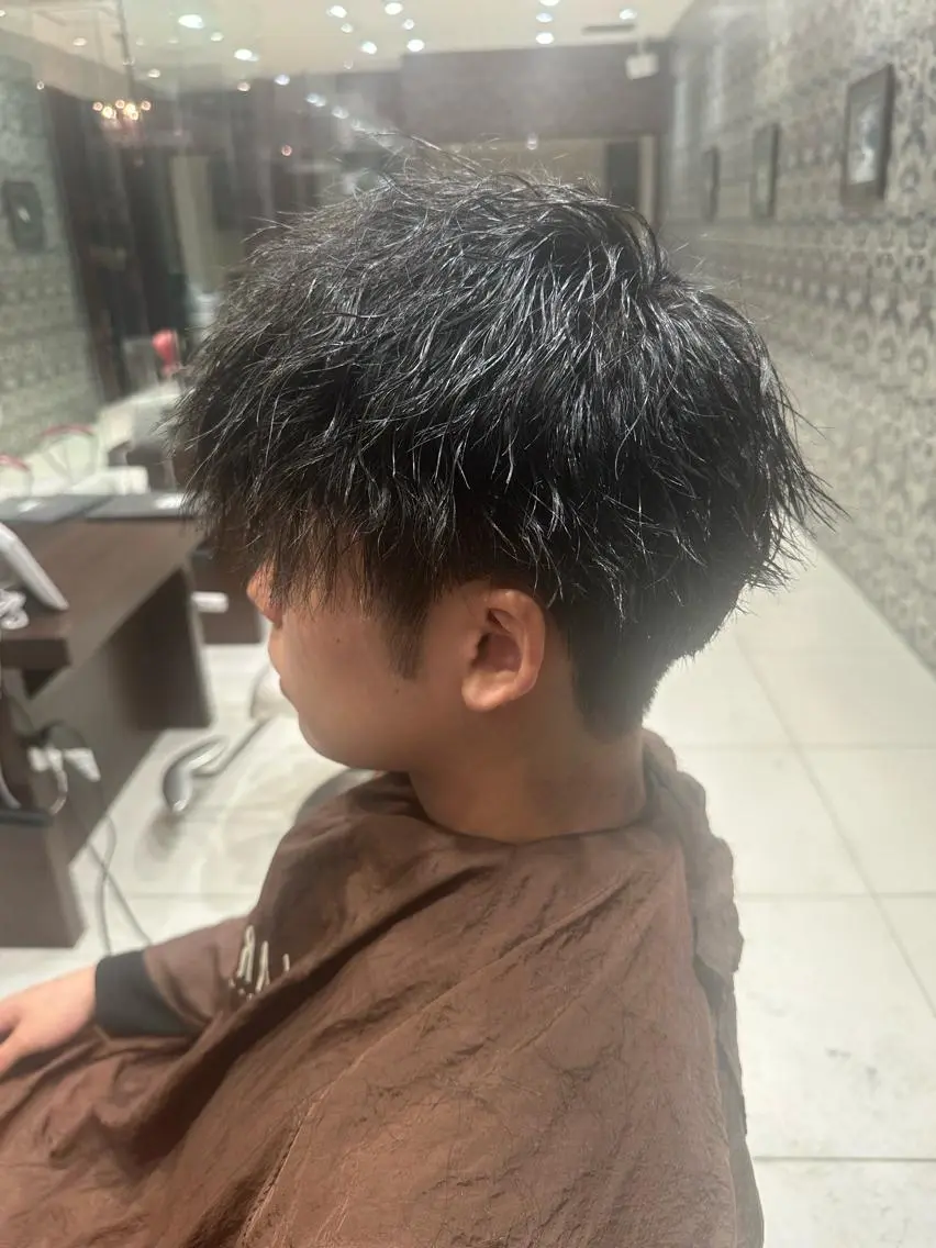 パーマ メンズ メンズパーマ ツイストスパイラルパーマ スパイラルパーマ 益野 凌のヘアスタイル