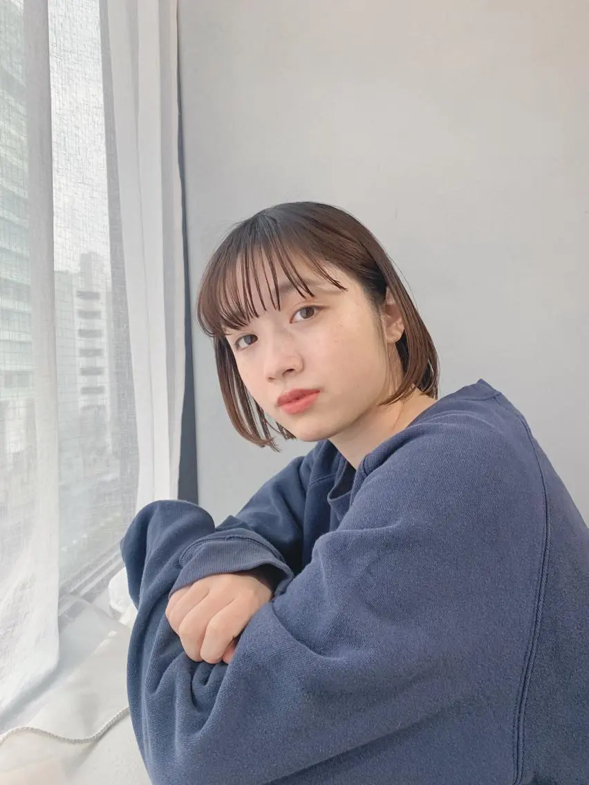 ショート カラー ボブパーマコテ巻き風 パーマNo1深江秀平のヘアスタイル
