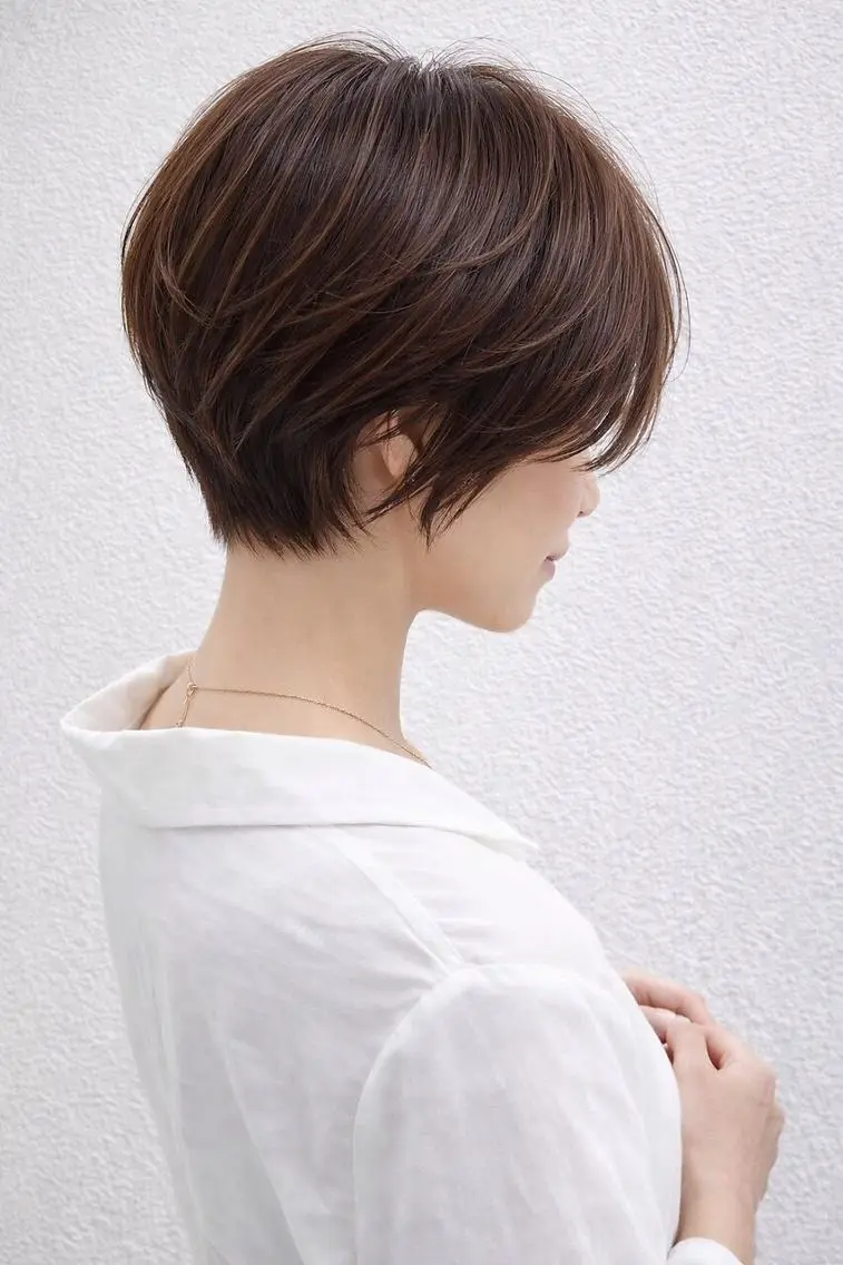 ショート 竹内 りなのヘアスタイル